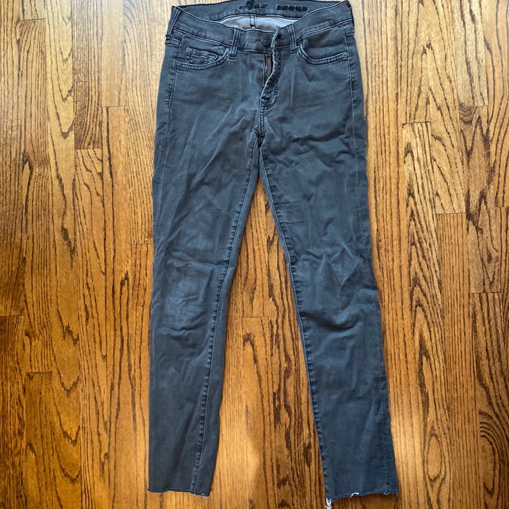 7 For All Mankind Women's Gwenevere Ankle Skinny Mid Rise Jean